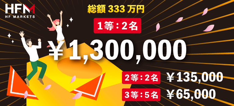 HF Marketsの春一番プロモーション!130万円が当たるチャンス