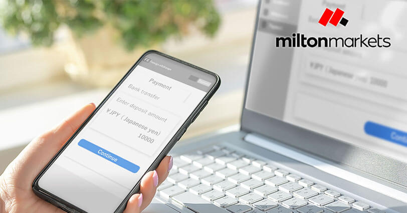 Milton Markets(ミルトン マーケッツ)の入金方法