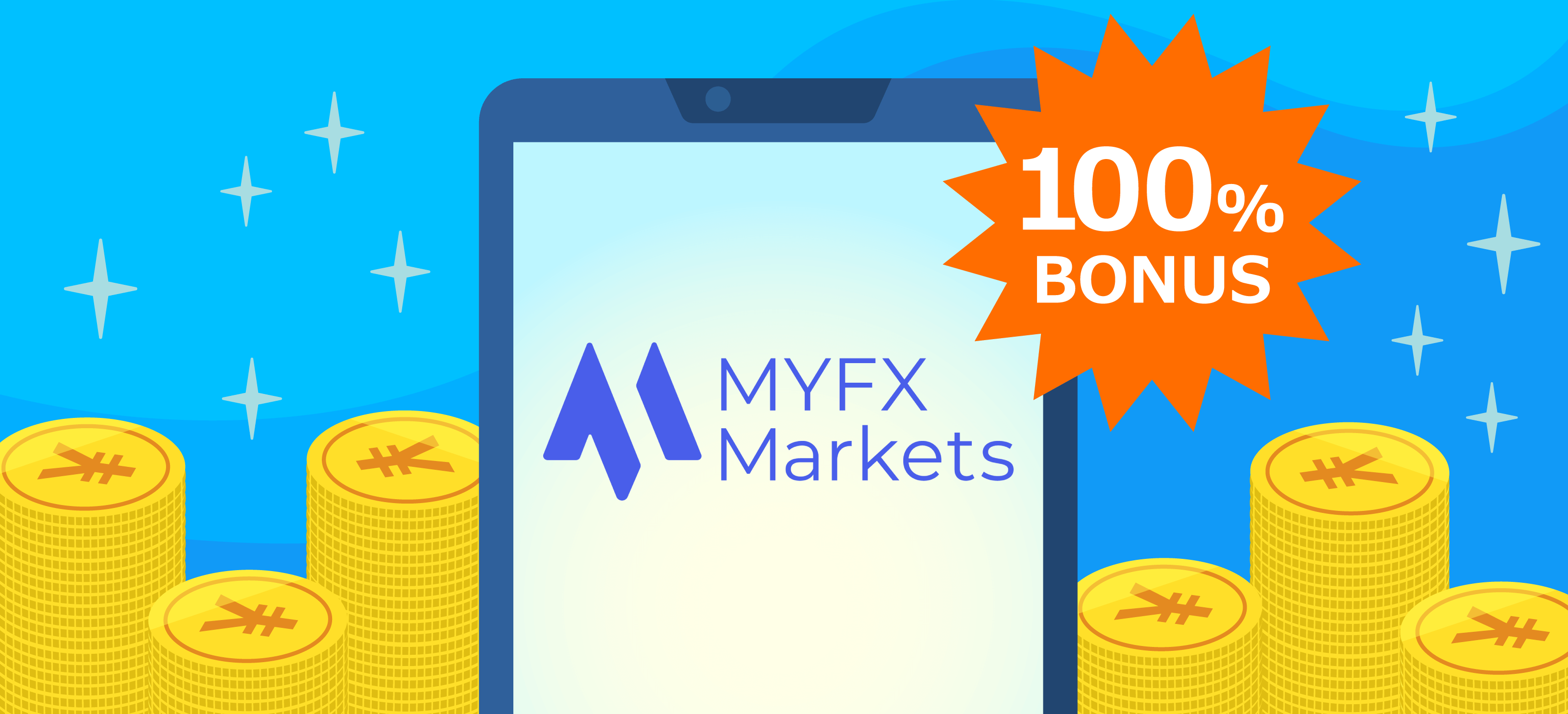 MYFX Markets × FXplus100%入金ボーナスキャンペーンのイメージ画像